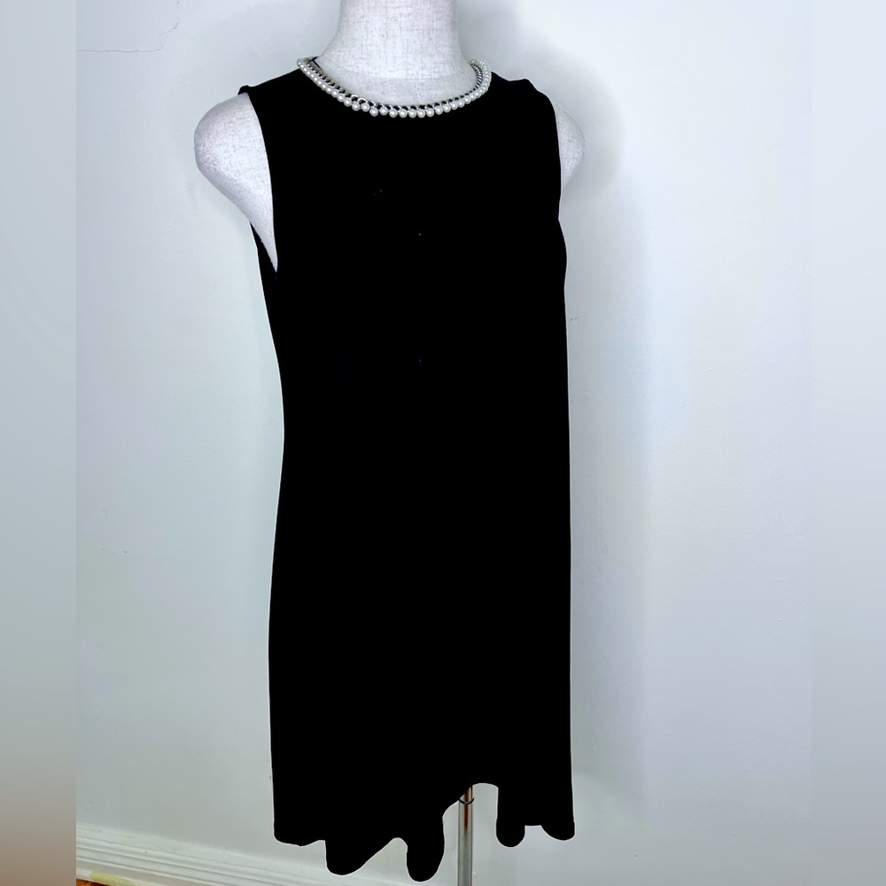 Karl Lagerfeld pearl black mini dress , size 4